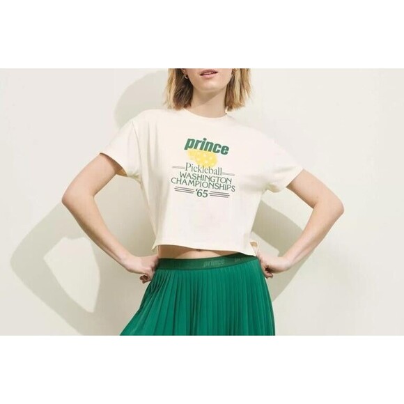 Prince Tops - Prince Pickleball- Cropped T-shirt Top Womens  NWT